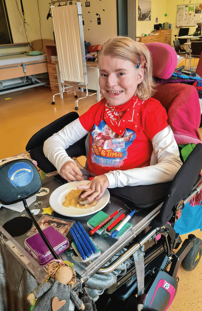 Werkstätten für Menschen mit Behinderung - Marie ist trotz ihrer Erkrankung ein fröhlicher Mensch