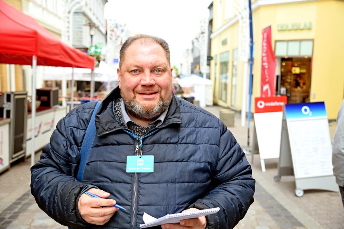 Peter Körtling (47) arbeitet als Redakteur beim Hellweger Anzeiger und ist beim Nachrichtenteam in der Kreisstadt Unna aktiv. (Foto: Patrick Kleibold)